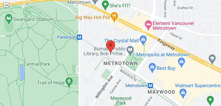 map of 1906 4333 CENTRAL BOULEVARD